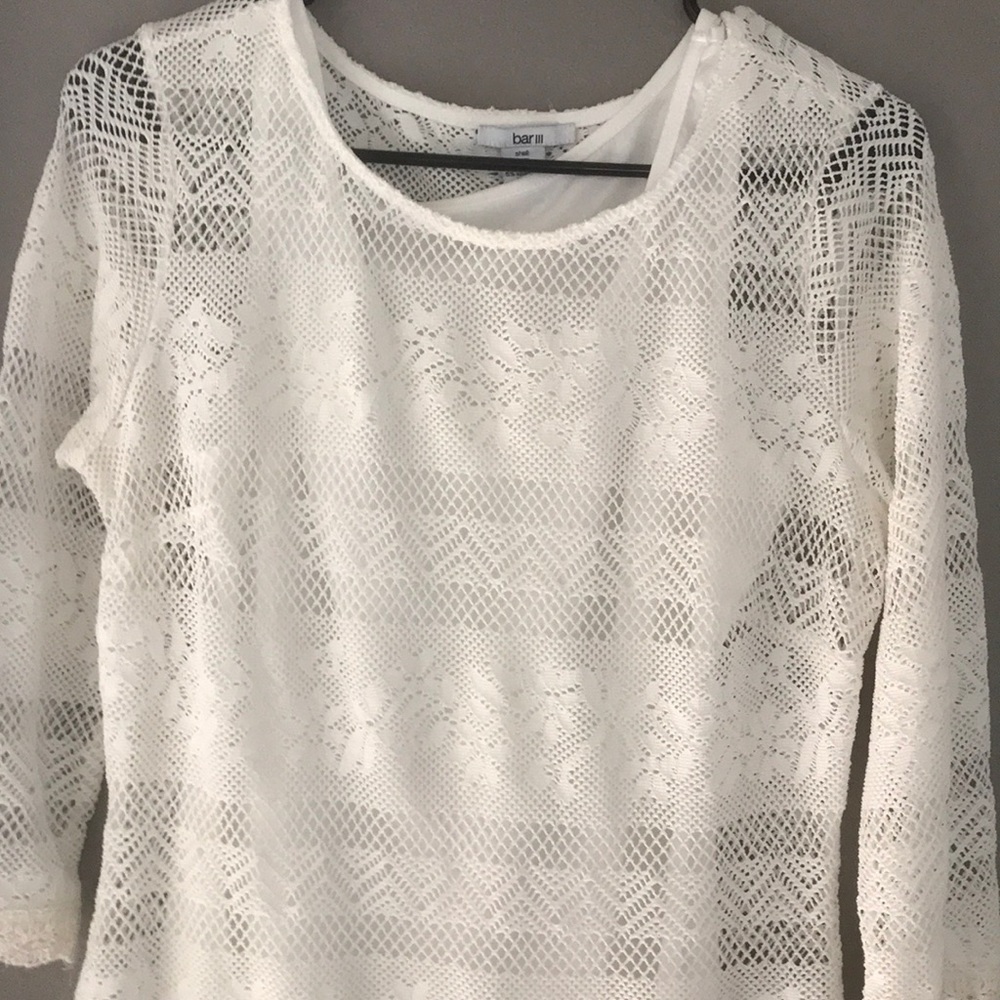 Bar III White Dress